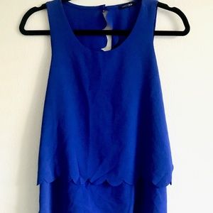 Royal blue tank (S)